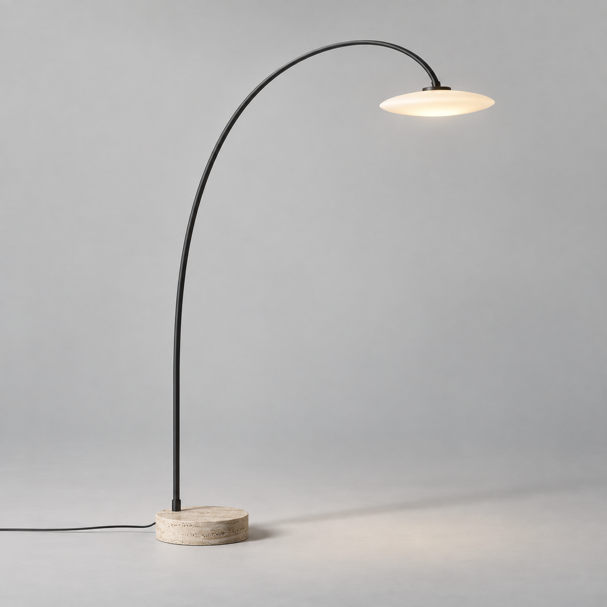 Meridian Arc Floor Lamp complete studio view