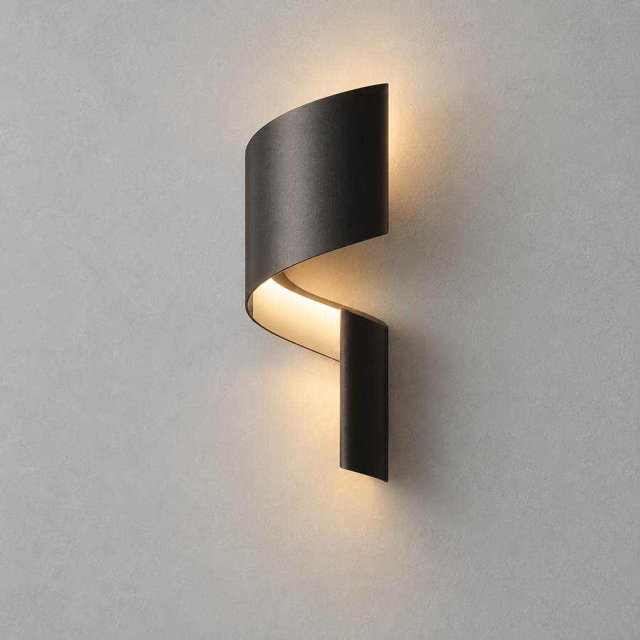 Umbra Ribbon Sconce complete studio view