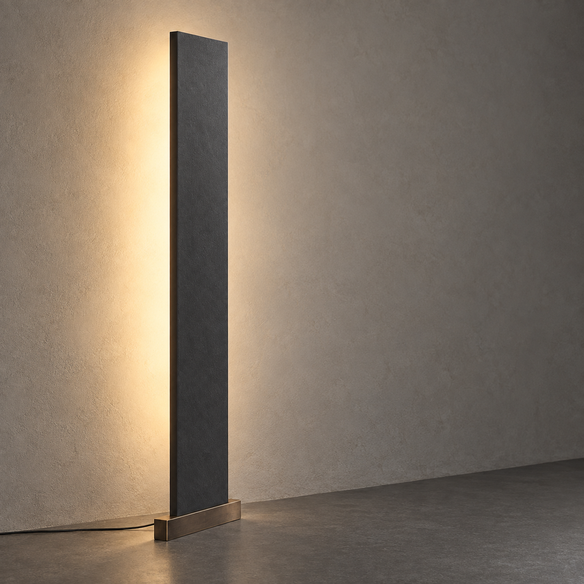 Vale Wash Floor Lamp creating a broad wall gradient