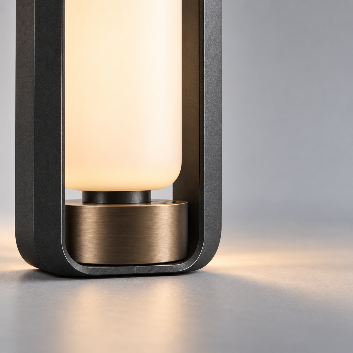 Vesper Lantern bronze control ring and frame detail